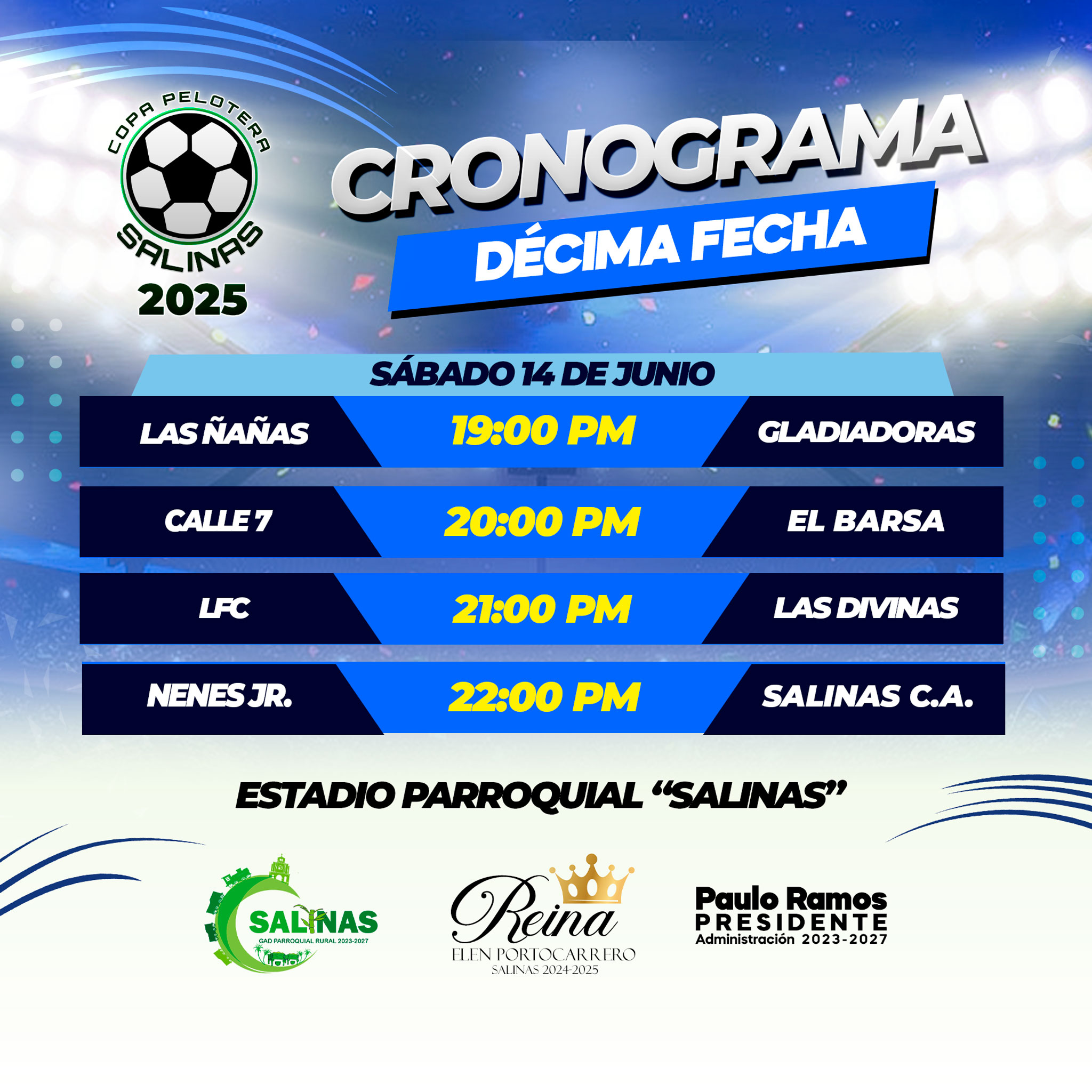 Décima Fecha - Copa Pelotera Salinas 2025
