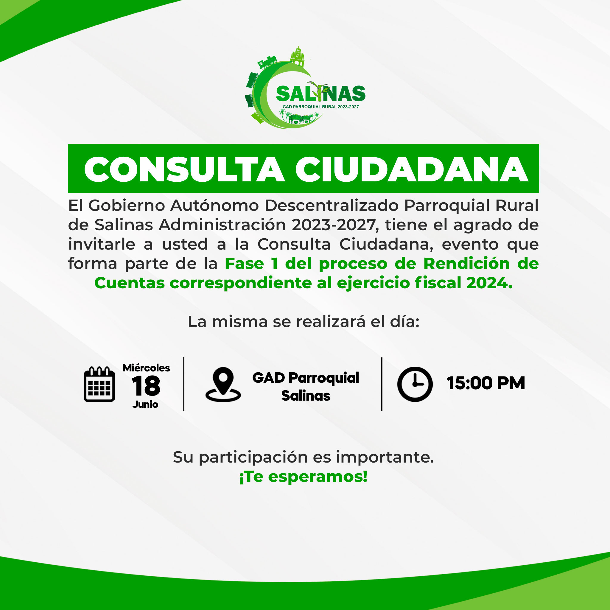 Fase 1 del proceso de Rendición de Cuentas correspondiente al ejercicio fiscal 2024