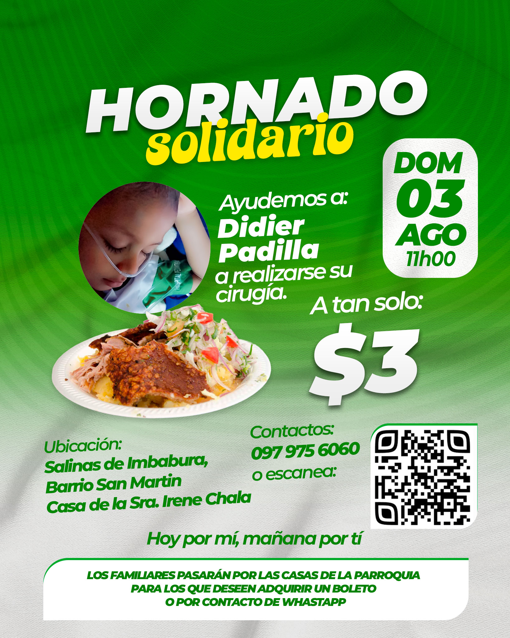 Hornado solidario - Didier Padilla