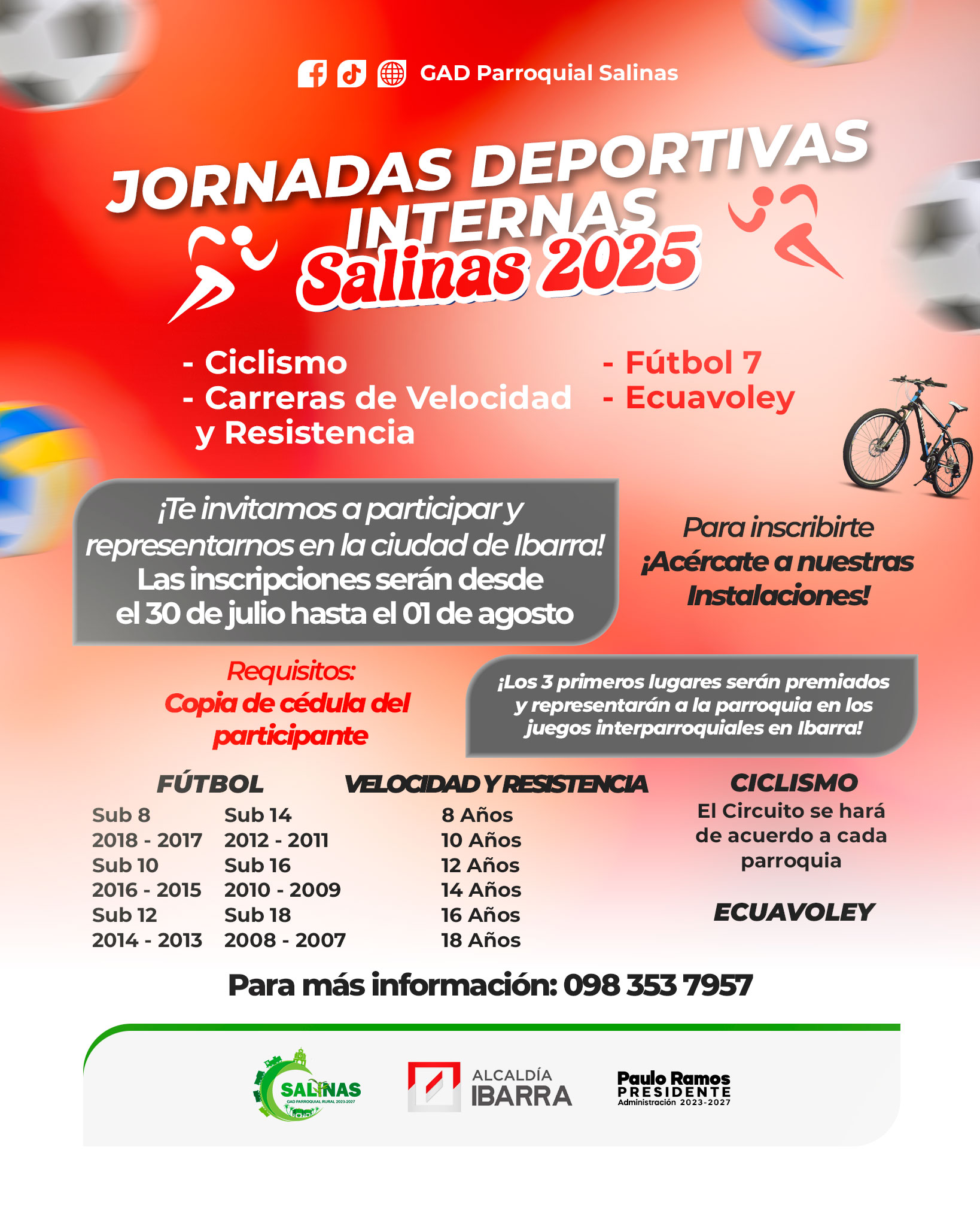 Jornadas Deportivas Internas Salinas 2025